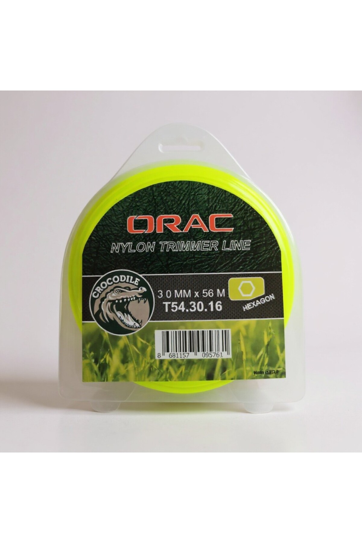 3,00 mm 56 Metre Altı Köşe Sarı Tırpan Misinası