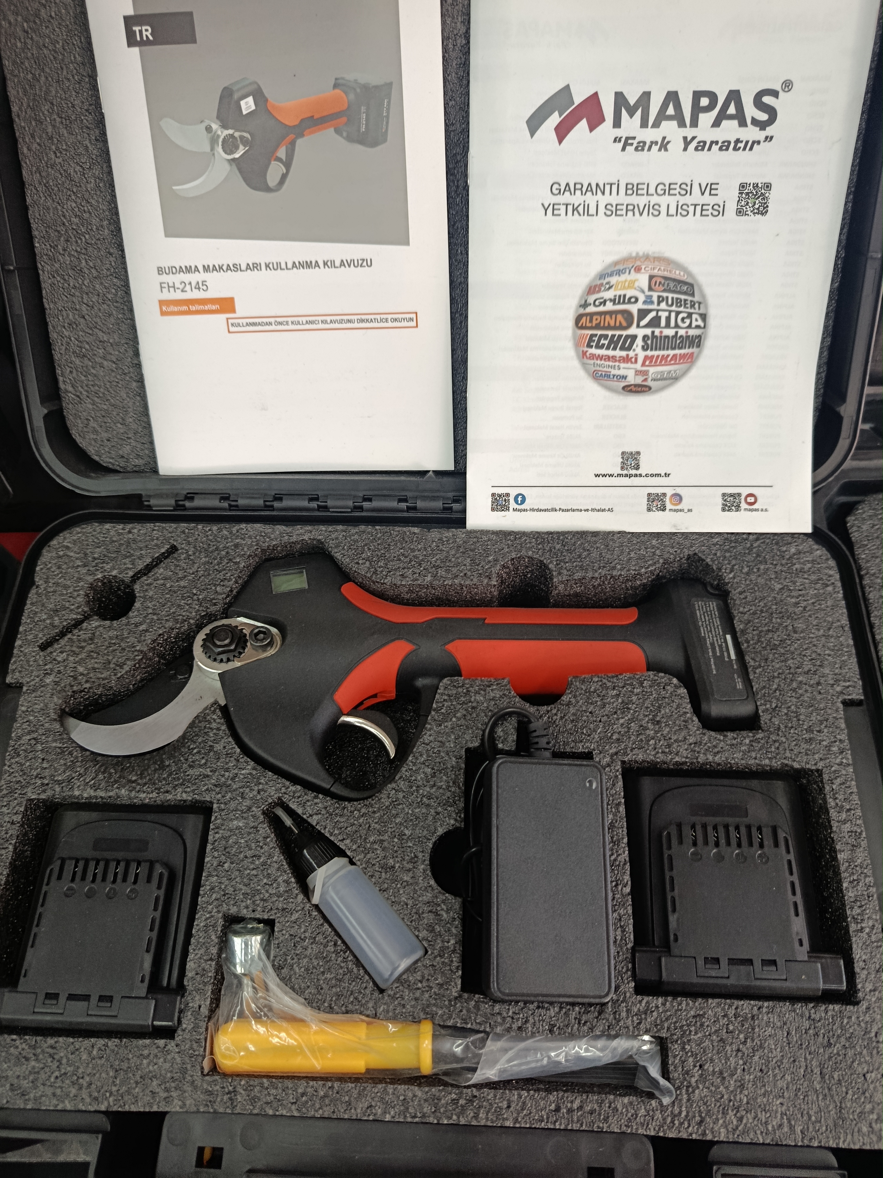 Enerji 45 mm akülü budama makası